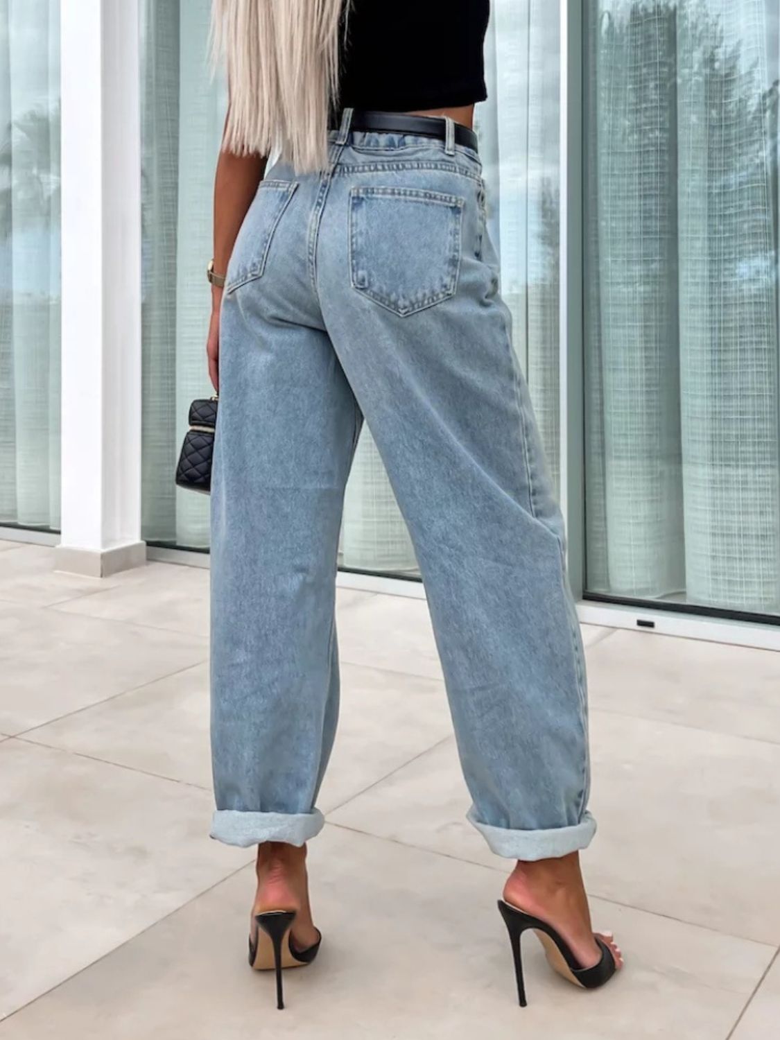 Hazel Blues® | High Waist Wide Leg Jeans