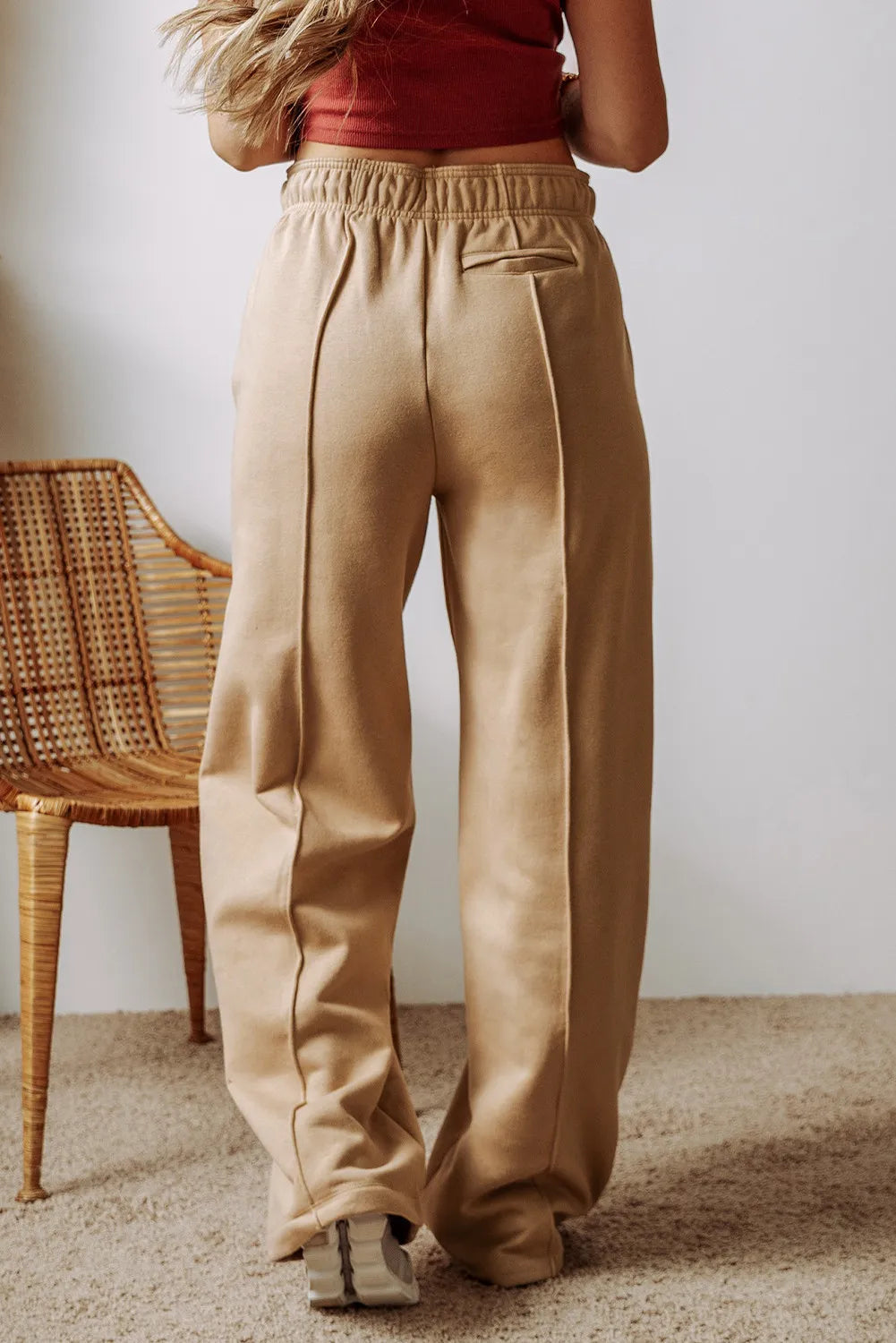 Hazel Blues® | Drawstring Wide Leg Pants with Pockets