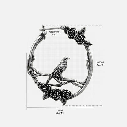 ROSEBIRD HOOP EARRINGS