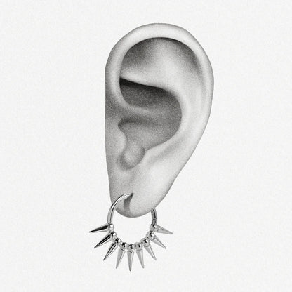 SPIKE CROWN EARRINGS