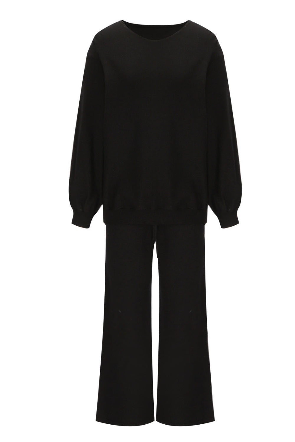 Hazel Blues® |  Round Neck Long Sleeve Top and Pants Set