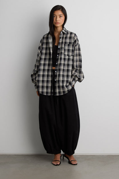 RELAXED VINTAGE PLAID SHIRT