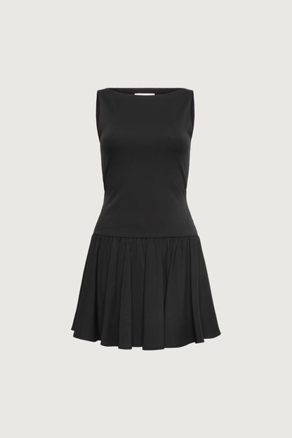 HIGH NECK MINI DRESS