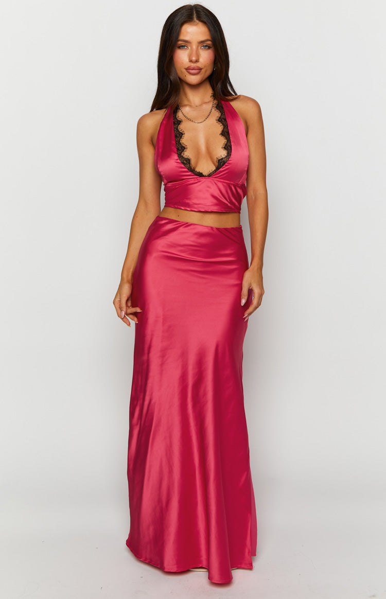 Genevieve Pink Maxi Skirt