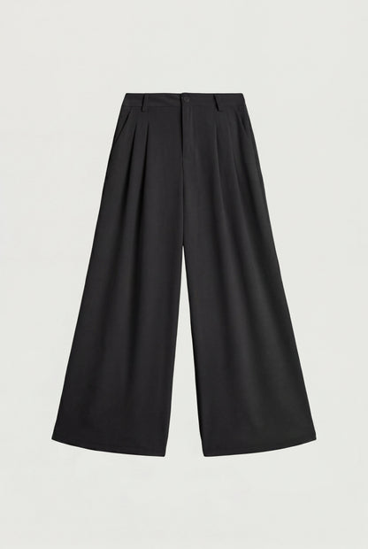 WIDE LEG PANT WITH TUCKING DETAIL