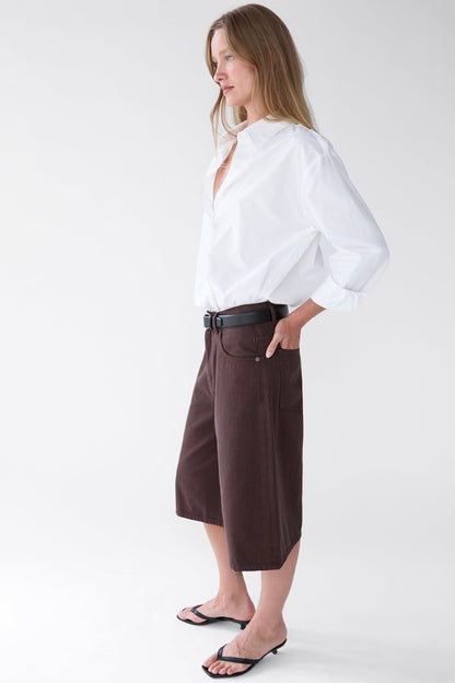 TWILL DENIM JORT
