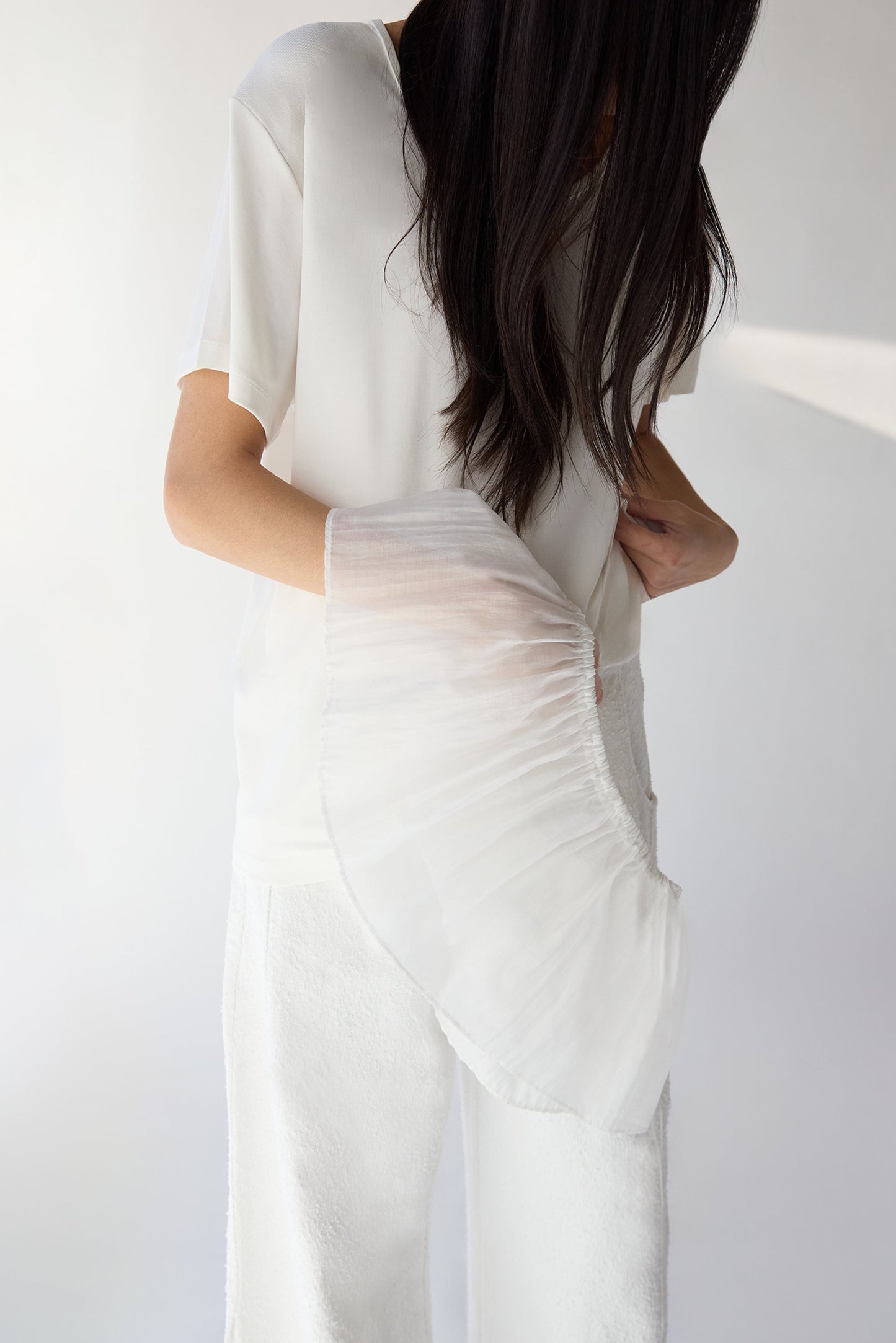 SHEER LAYERING MICRO SKIRT