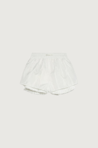 PLEATED TIERED MINI SKORT