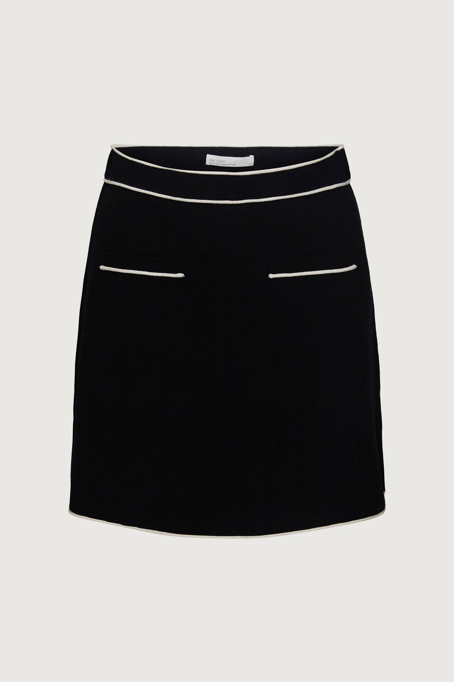 KNIT MINI SKIRT