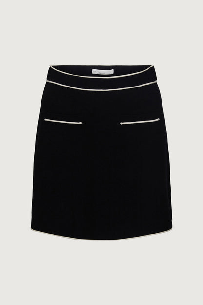 KNIT MINI SKIRT