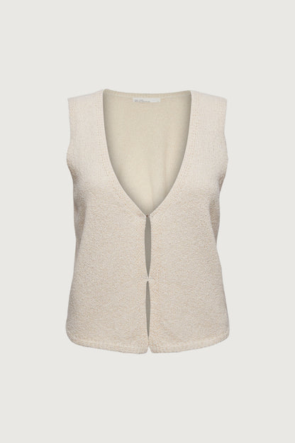 OPEN FRONT KNIT TANK