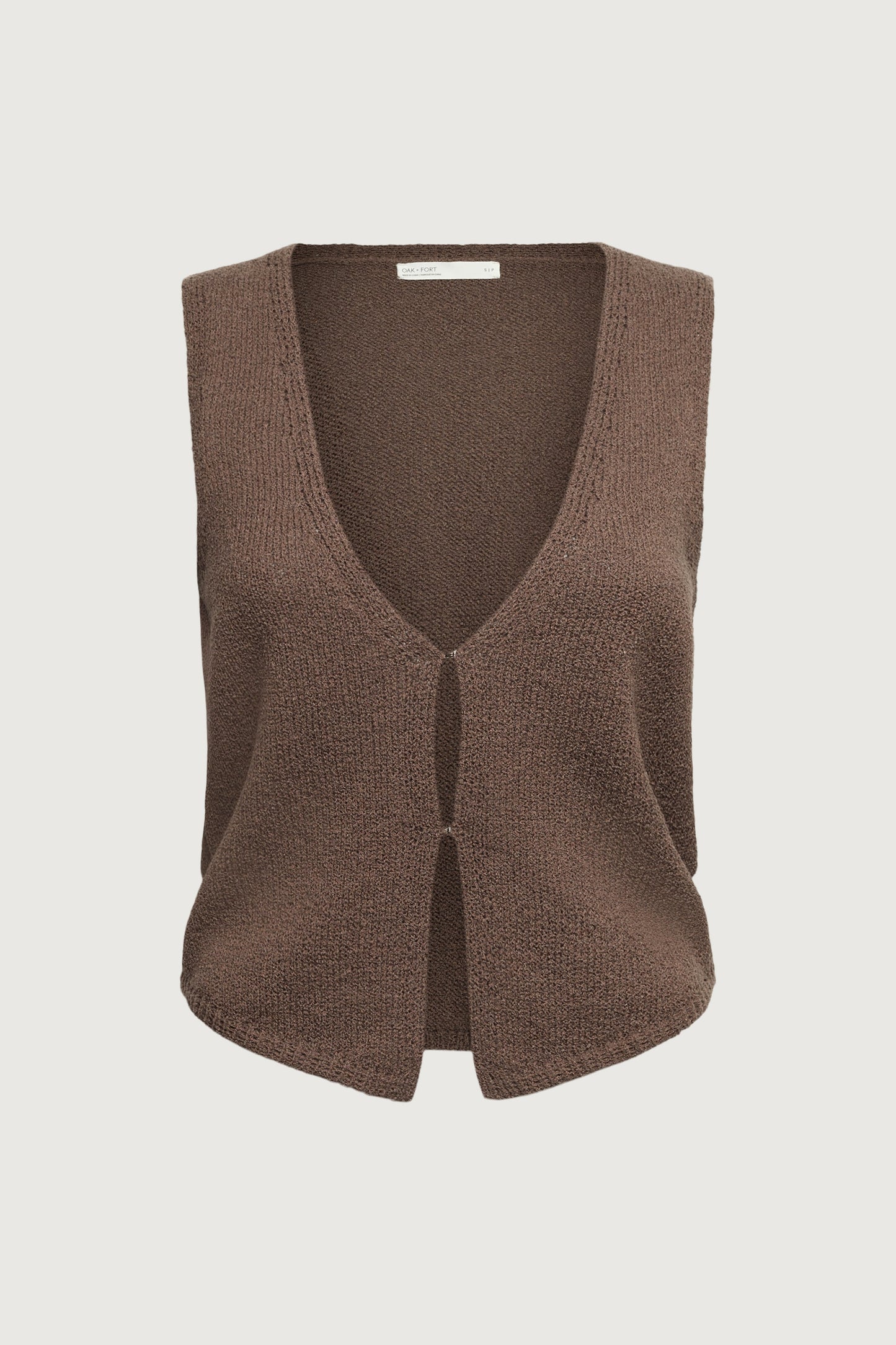 OPEN FRONT KNIT TANK