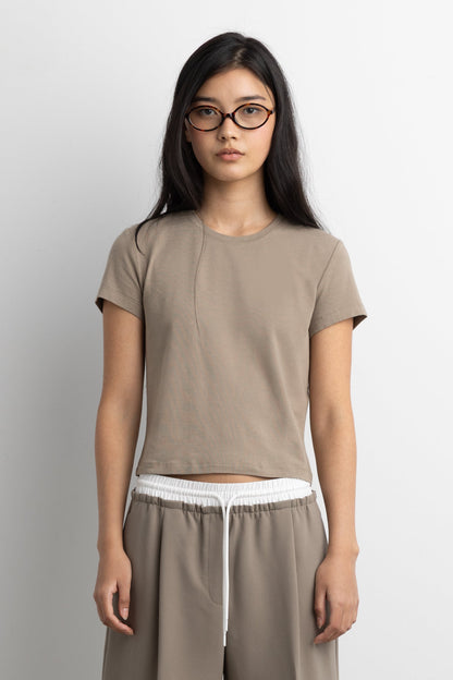 COTTON MODAL SLIM FIT CREWNECK T-SHIRT
