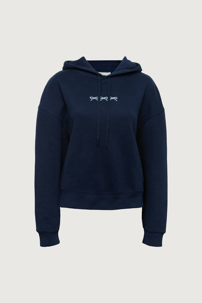 FLEECE STUDIO BOW GRAPHIC HOODIE