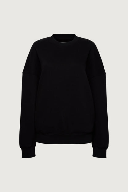 FLEECE STUDIO CREWNECK SWEATSHIRT WITH POCKETS