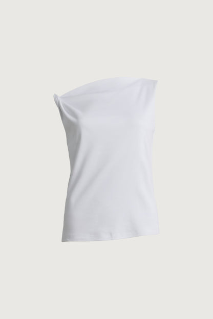 100% COTTON BOAT NECKLINE TANK