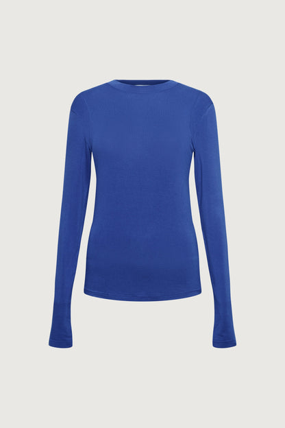 STITCHED SHOULDER LONG-SLEEVE T-SHIRT