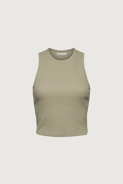 RACERBACK CROPPED TANK
